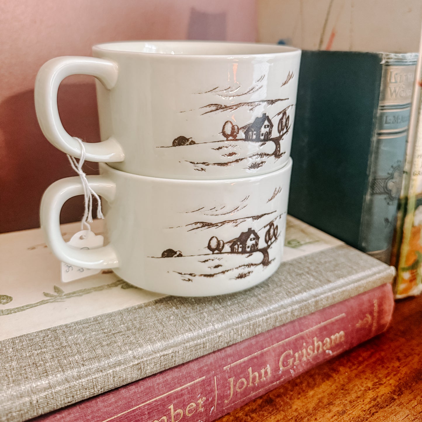 Whispering Geese Tea Cups