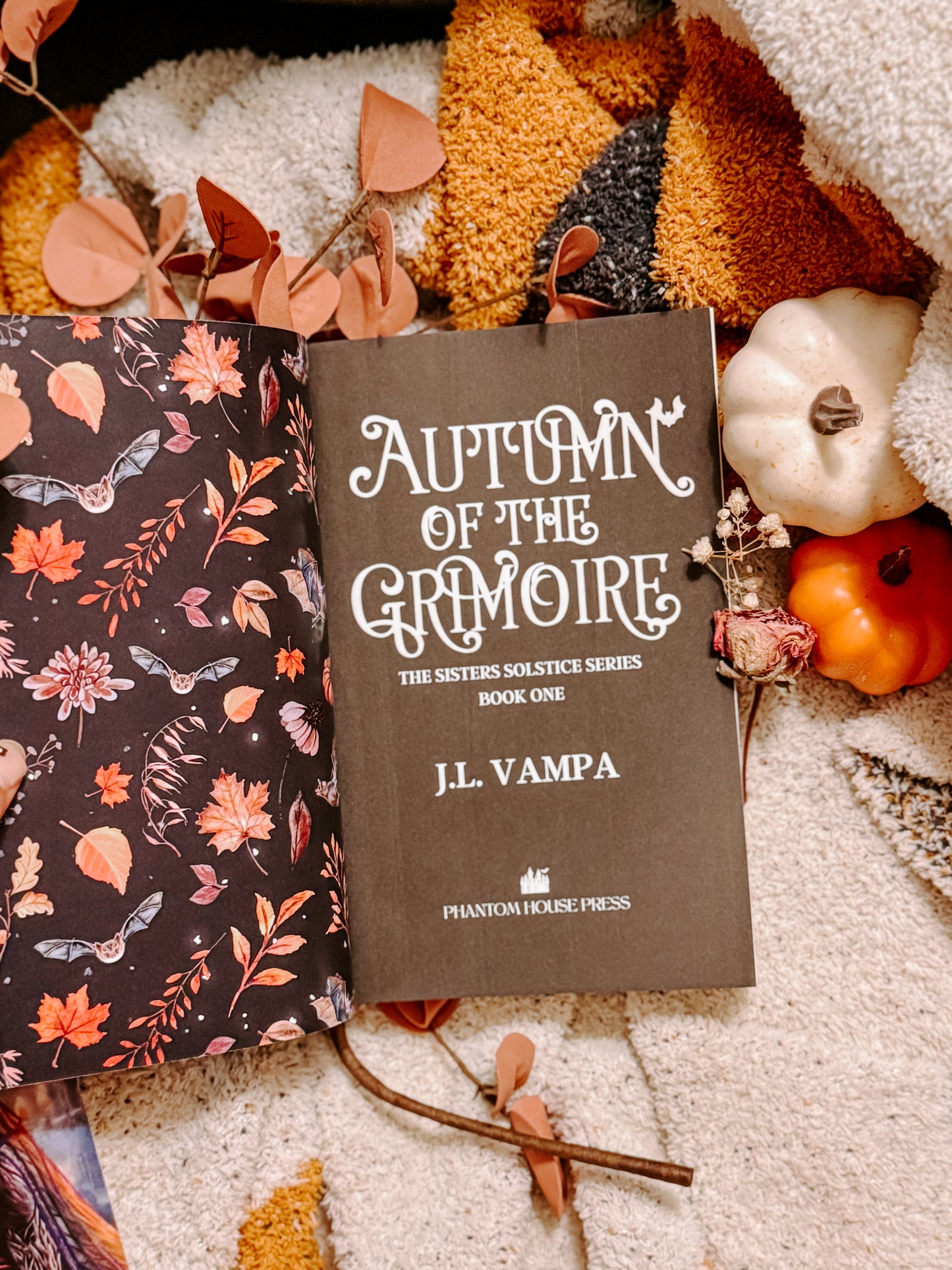 Autumn of the Grimoire (The Sisters Solstice) By: J.L. Vampa SIGNED