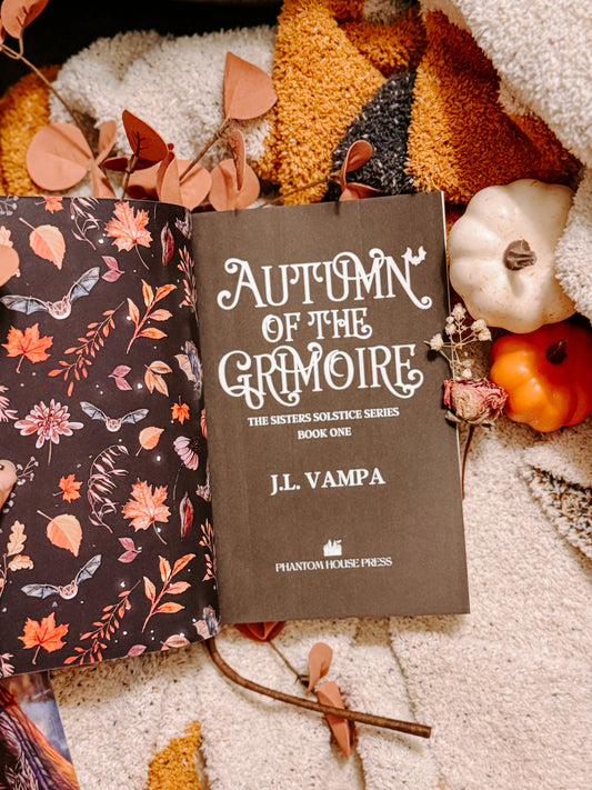 Autumn of the Grimoire (The Sisters Solstice) By: J.L. Vampa SIGNED