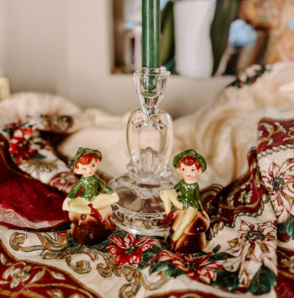 Vintage elf salt and pepper shakers 