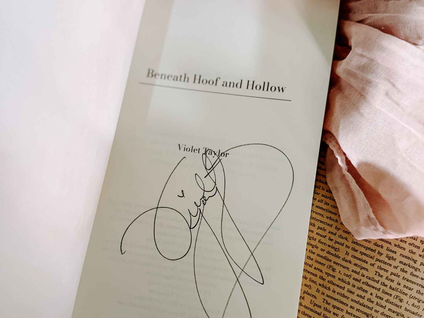 Beneath Hoof and Hollow By: Violet Taylor SIGNED