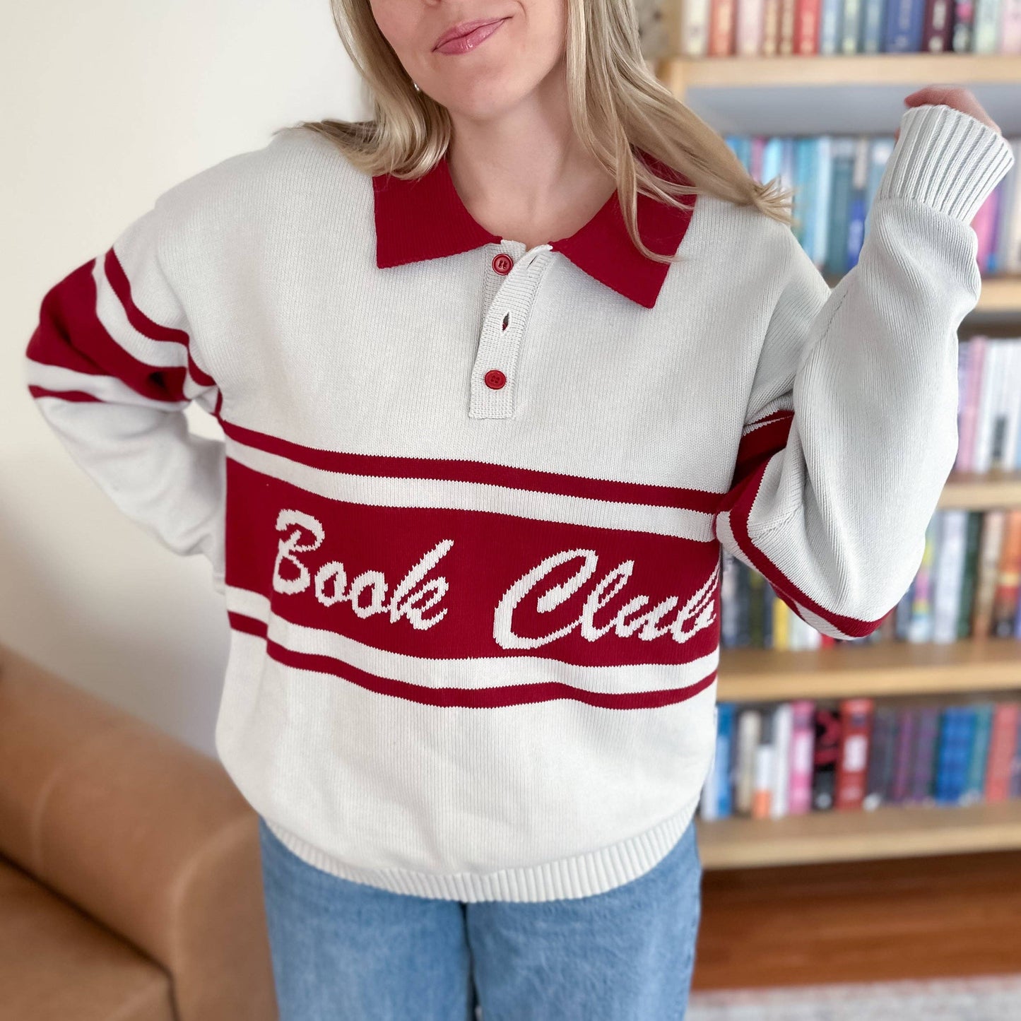 Book Club Rugby Sweater