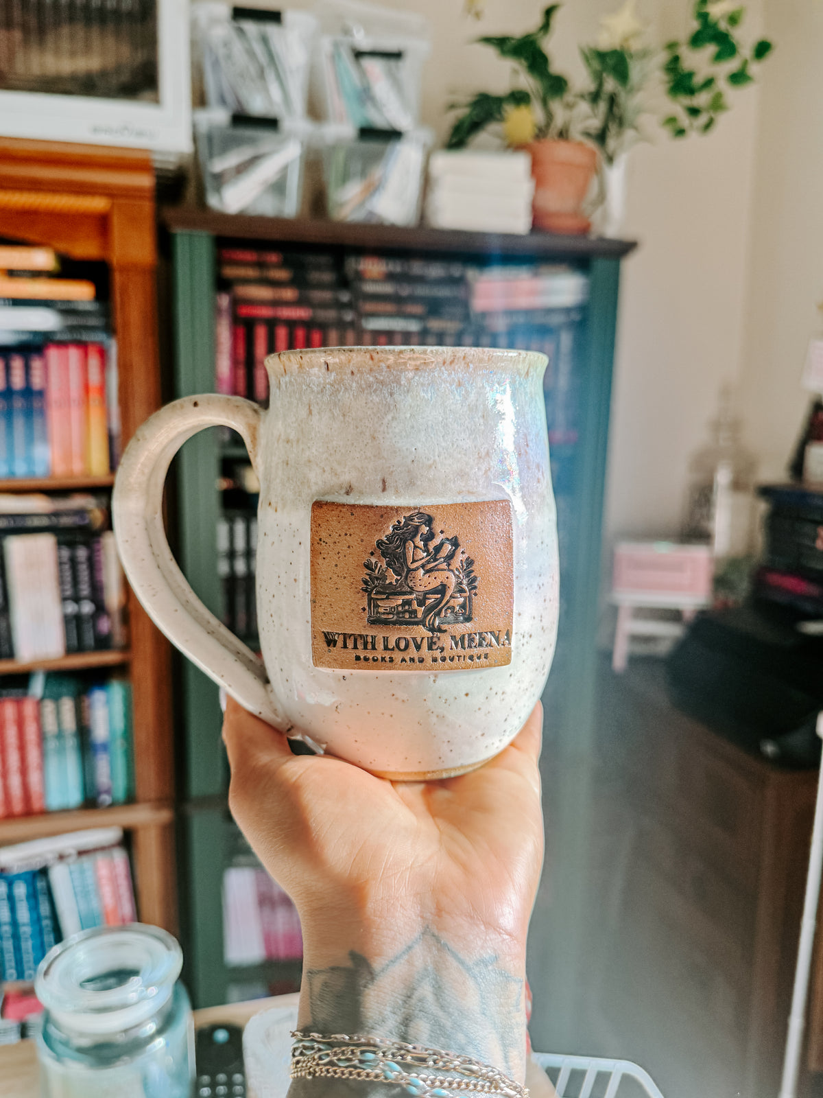 With Love, Meena Exclusive Handcrafted Stoneware Mug