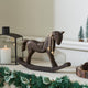 Vintage Wooden Rocking Horse