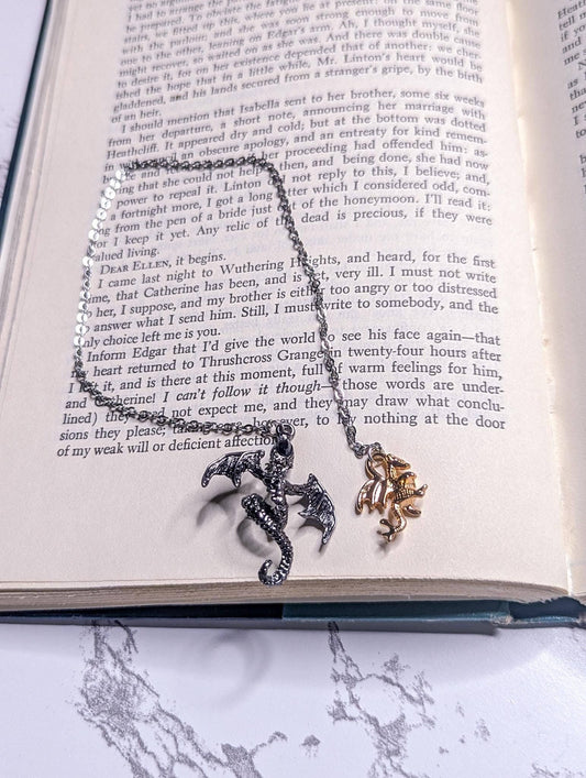 The Twin Dragons Chain Bookmark