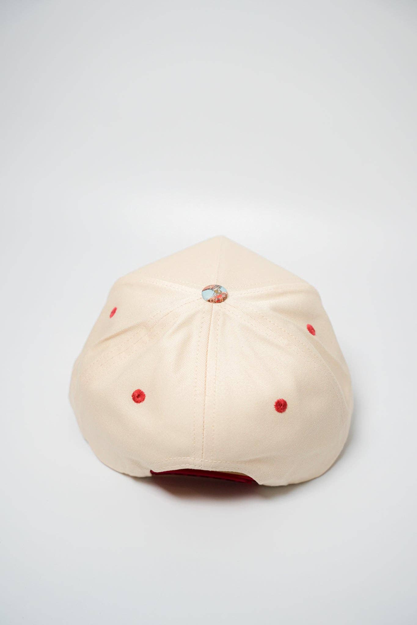 Smell the Roses Embroidered Canvas Cap