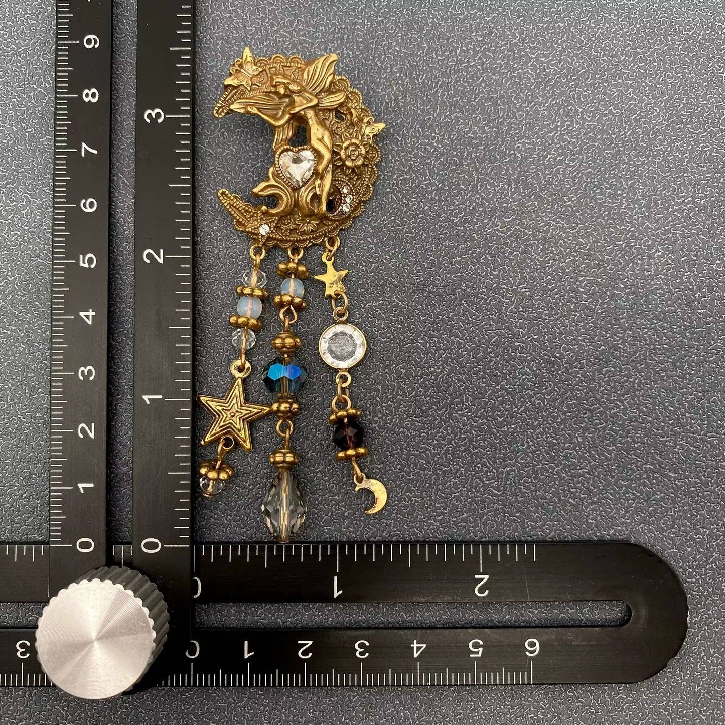 Celestial Moonlight Fringe Earrings