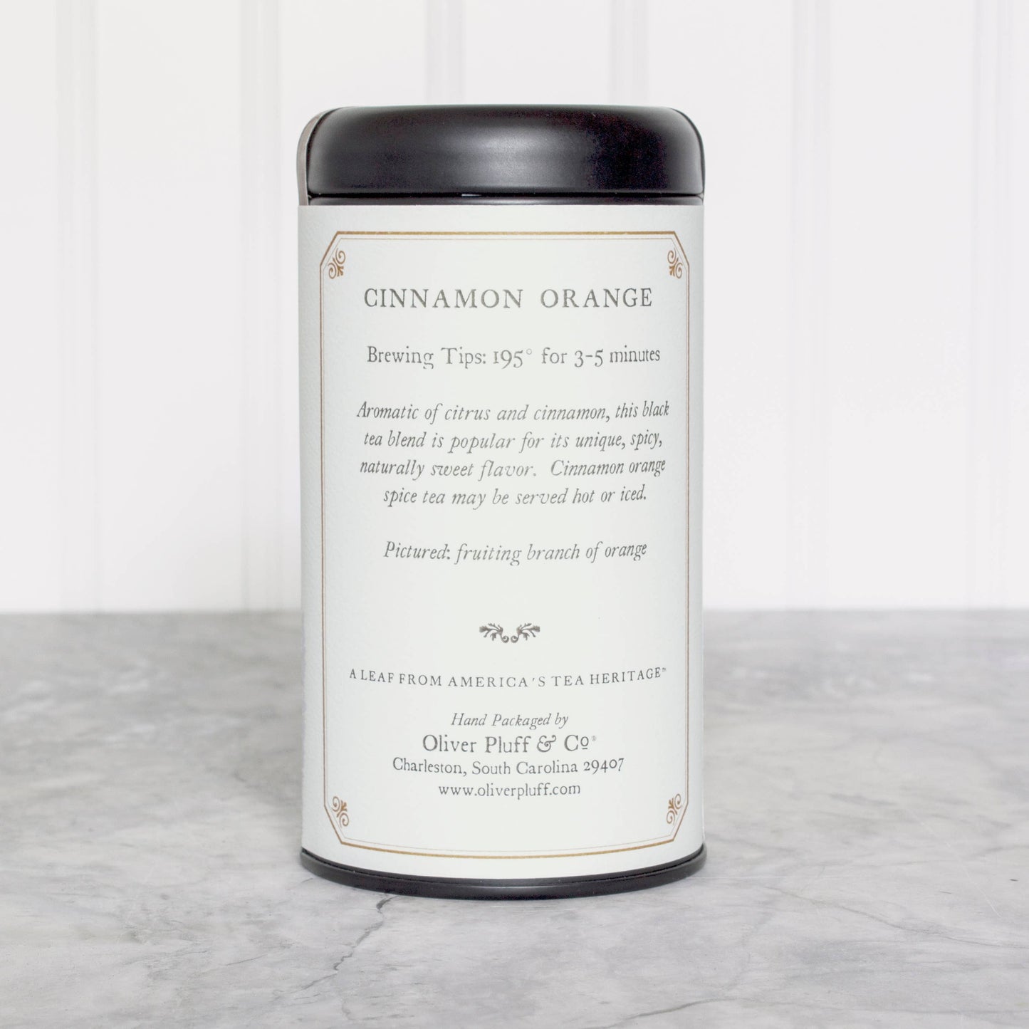 Oliver Pluff & Co. Cinnamon Orange Spice Black Tea