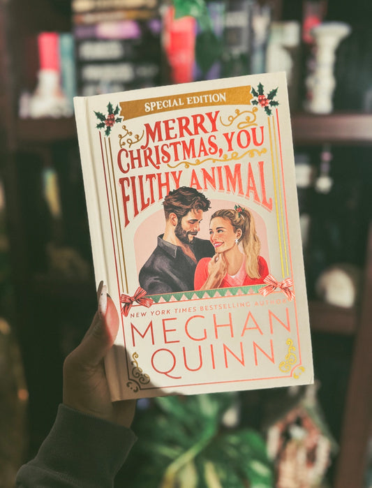 Merry Christmas , You Filthy Animal Special Edition By: Meghan Quinn W/ SIGNED POSTCARD