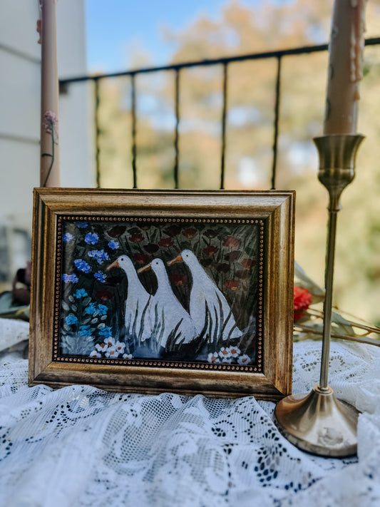 The Meadow Walk – 5x7 Framed Art Print