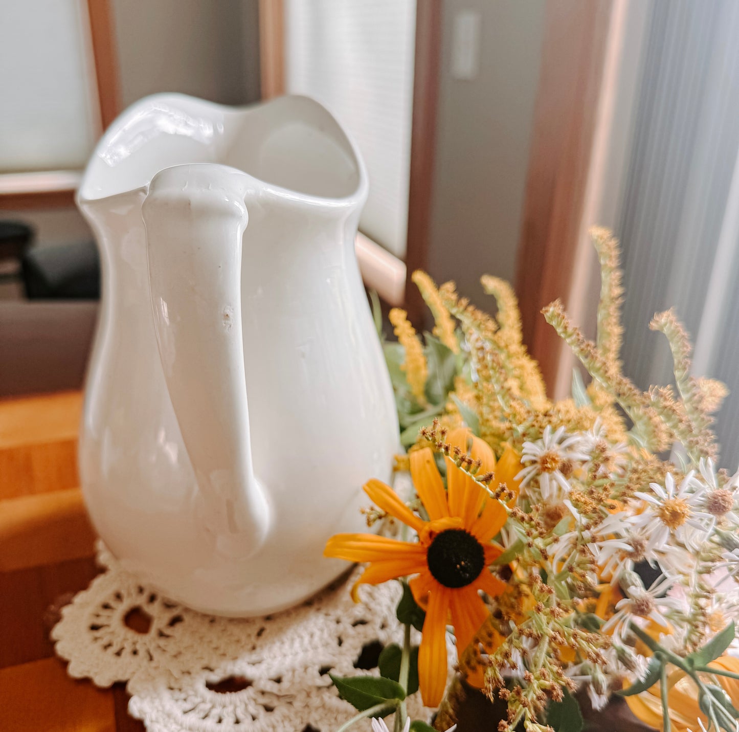 Antique Ironstone Pitcher
