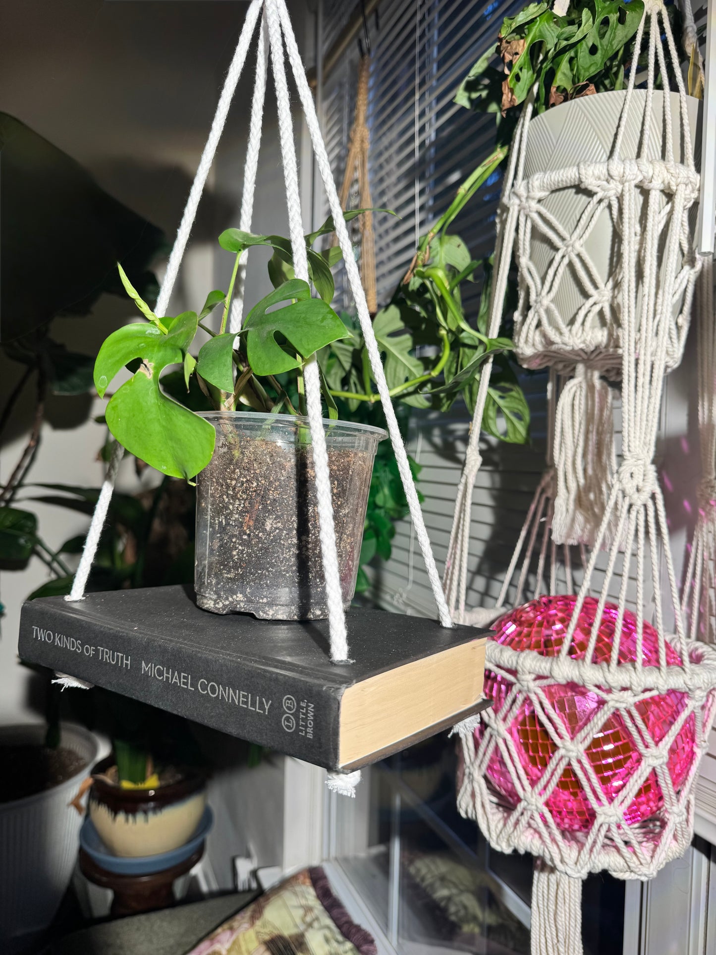 Bookish Bloom Hanging Book Shelf