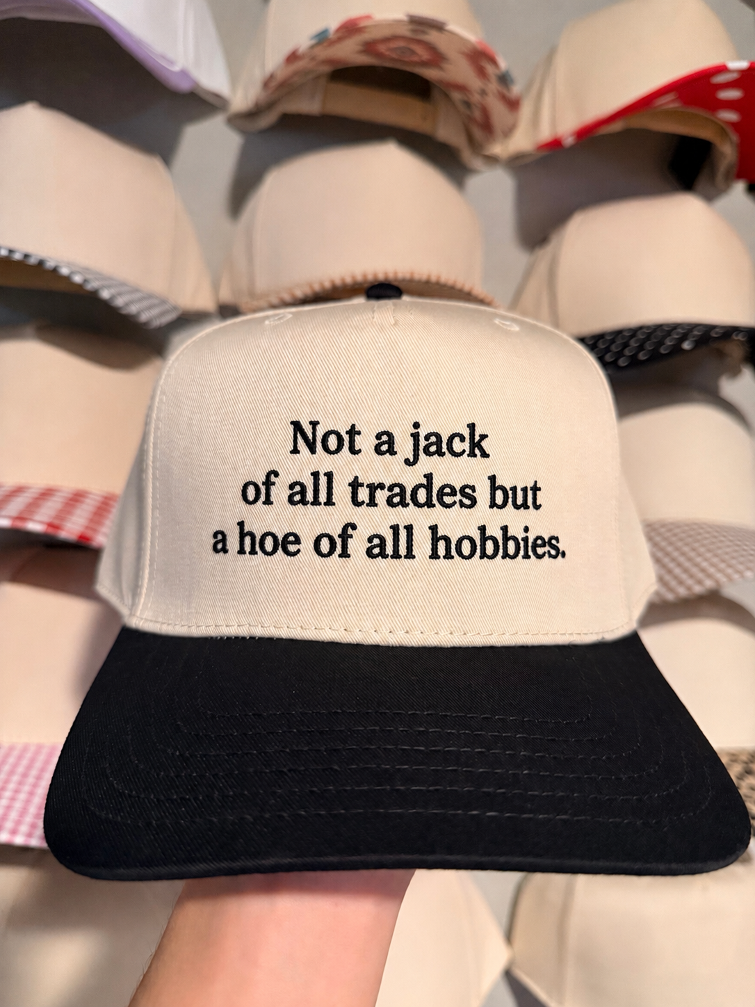 Hoe of All Hobbies Trucker Hat