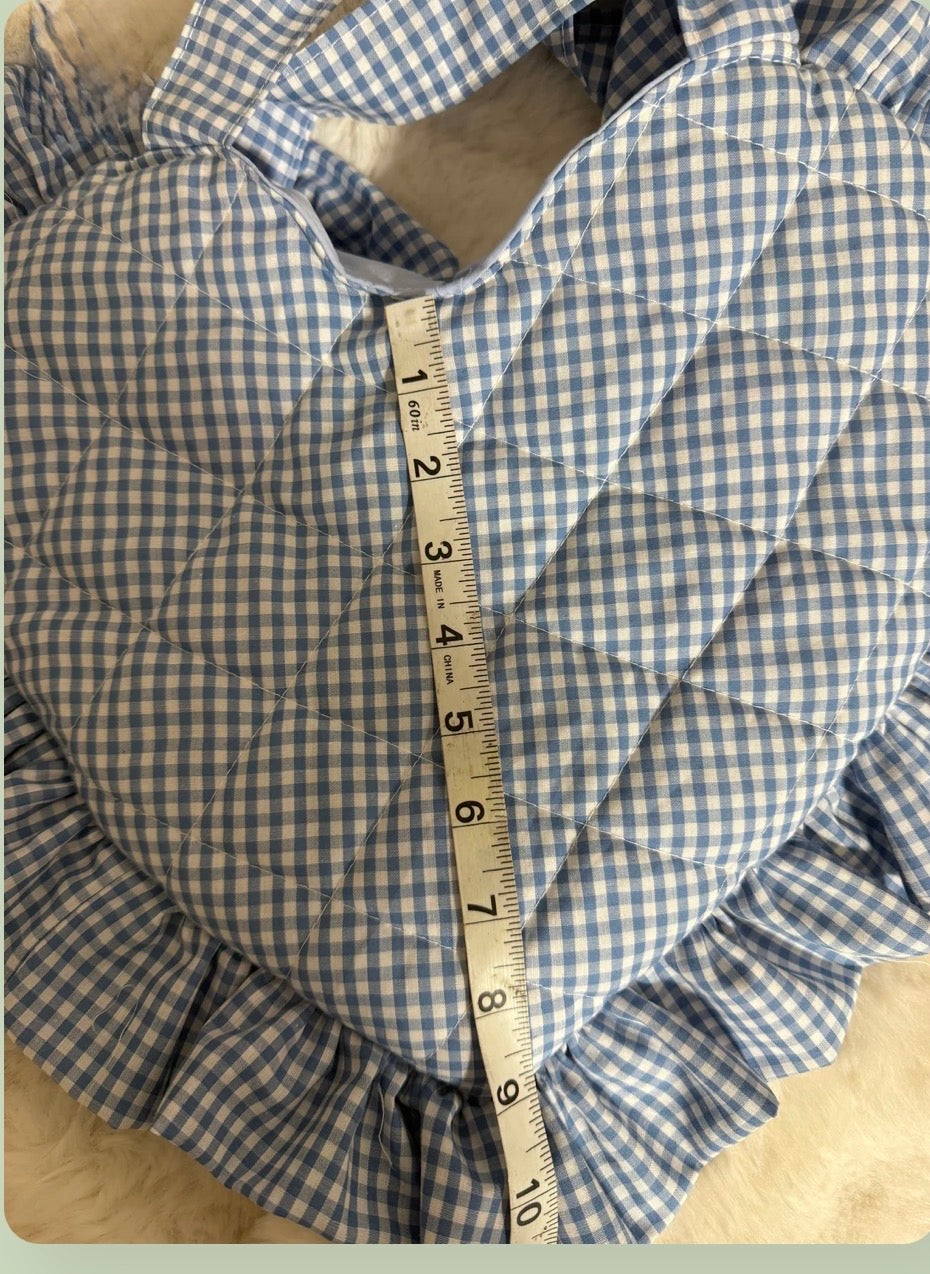 Sweetheart Gingham Book Tote