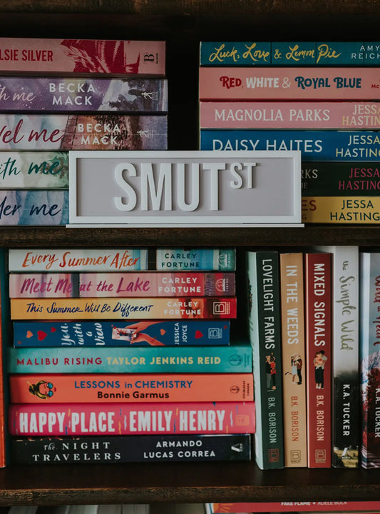 Smut St. Acrylic Shelf Sign