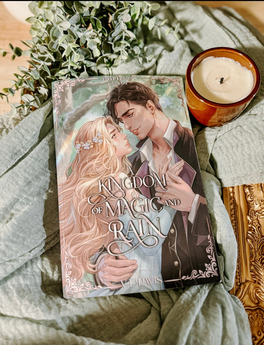 A Kingdom of Magic and Rain By: V.I. Davis W/ Signed Bookplate & Swag