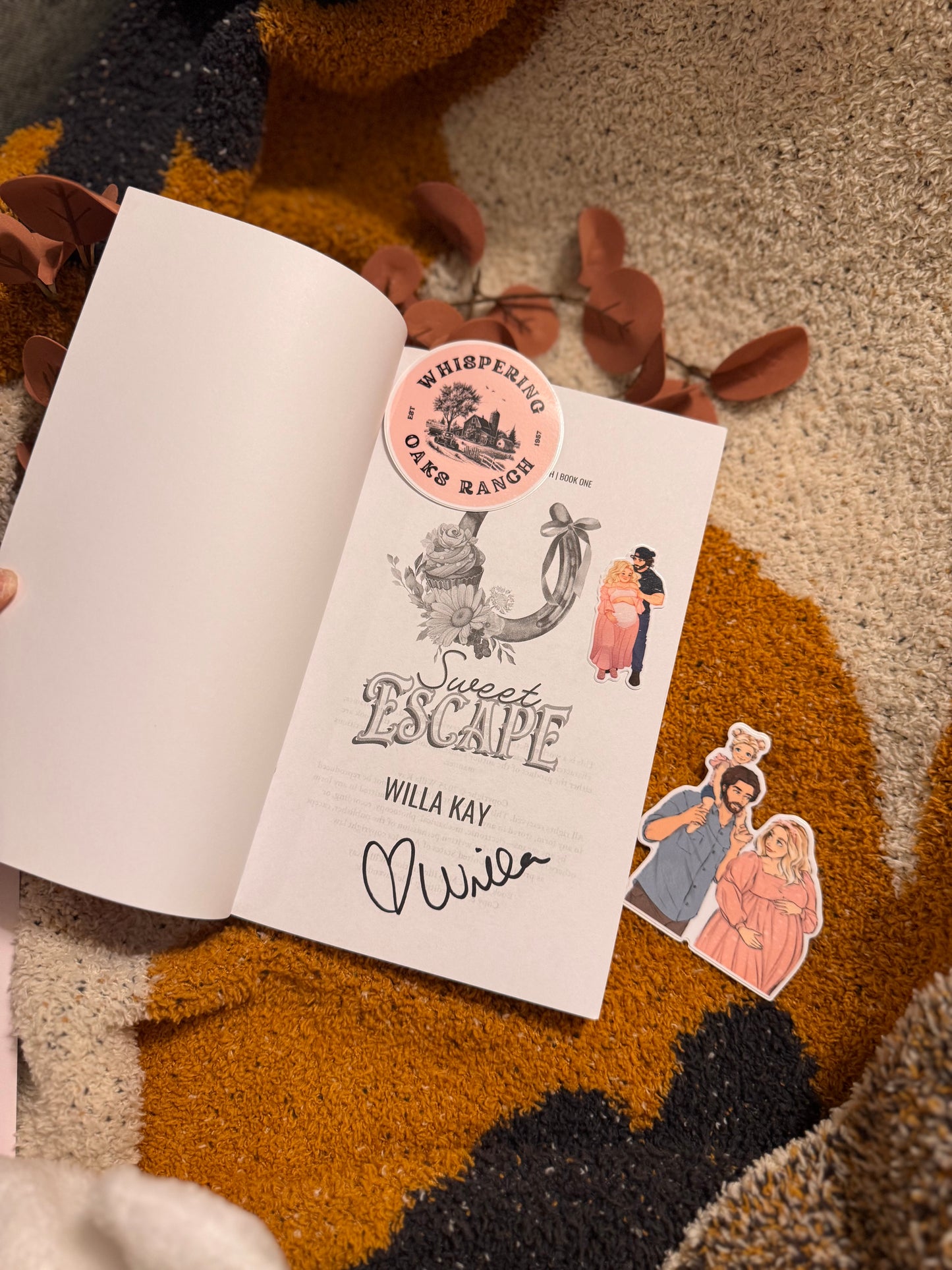 Sweet Escape By: Willa Kay SIGNED