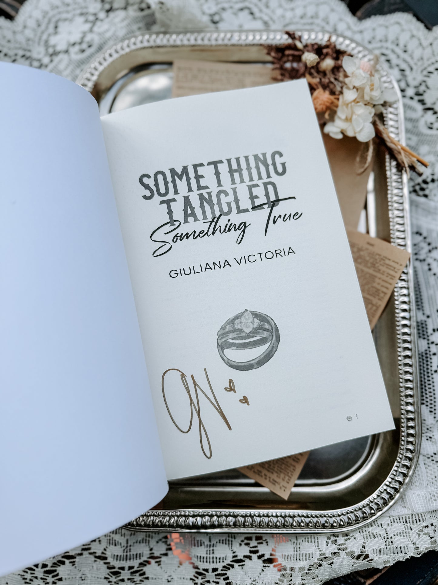 Something Tangled Something True  (Rosa Ranch 1) SIGNED by: Giuliana Victoria