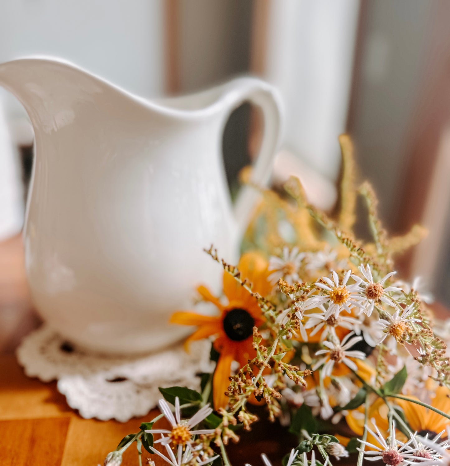 Antique Ironstone Pitcher