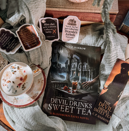 The devil drinks sweet tea by C.p harrow with love Meena 