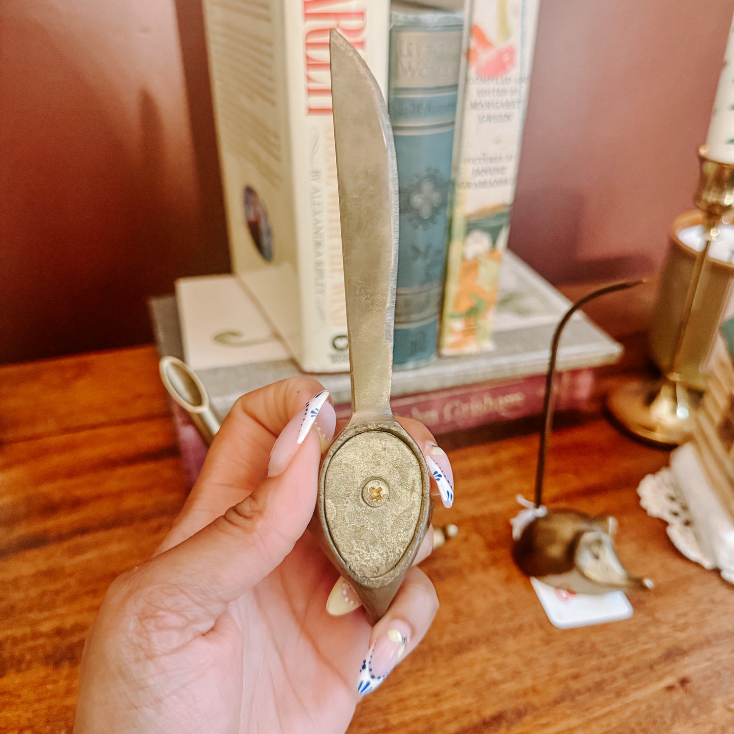 Brass Mouse Study Set