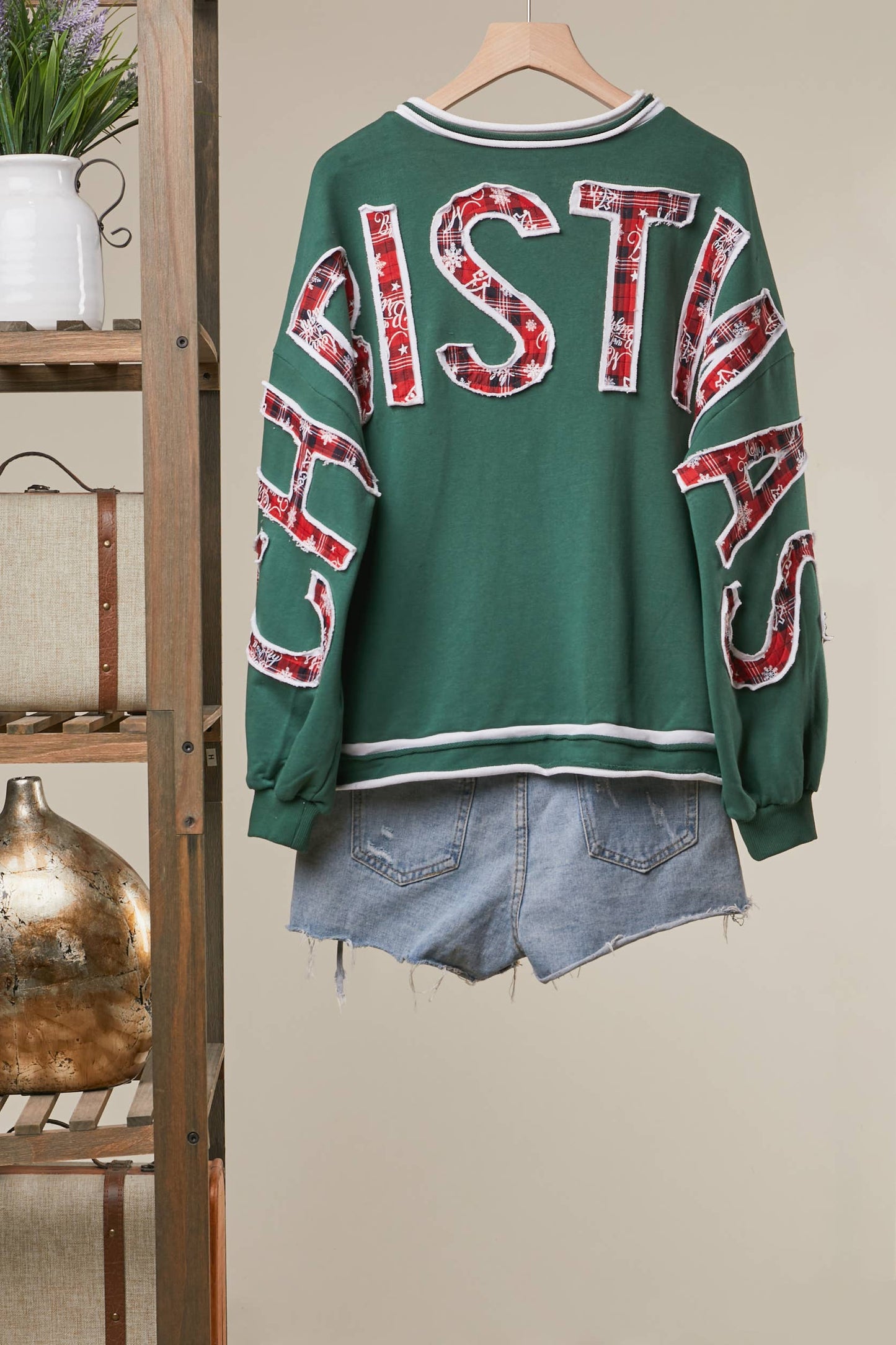 Merry Christmas Varsity Sweatshirt Preorder