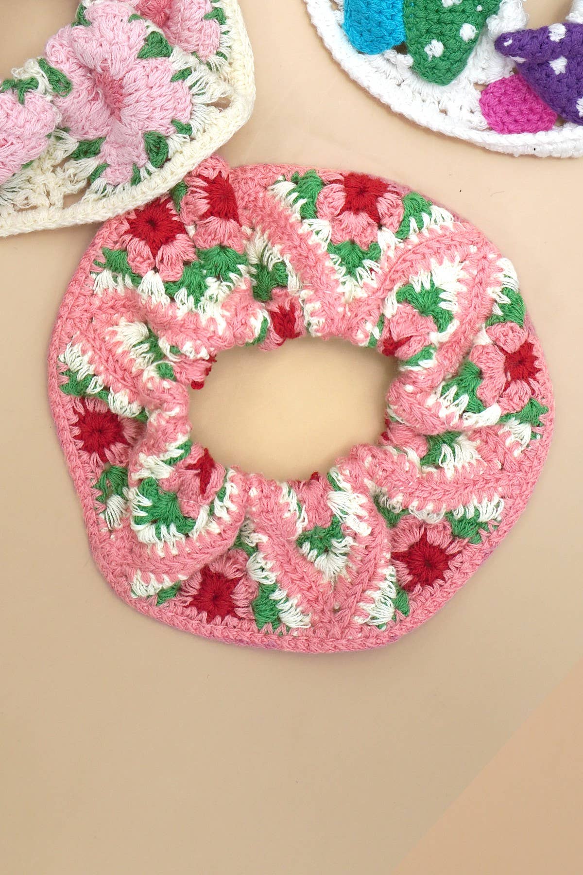 Handmade Crochet Scrunchies Collection