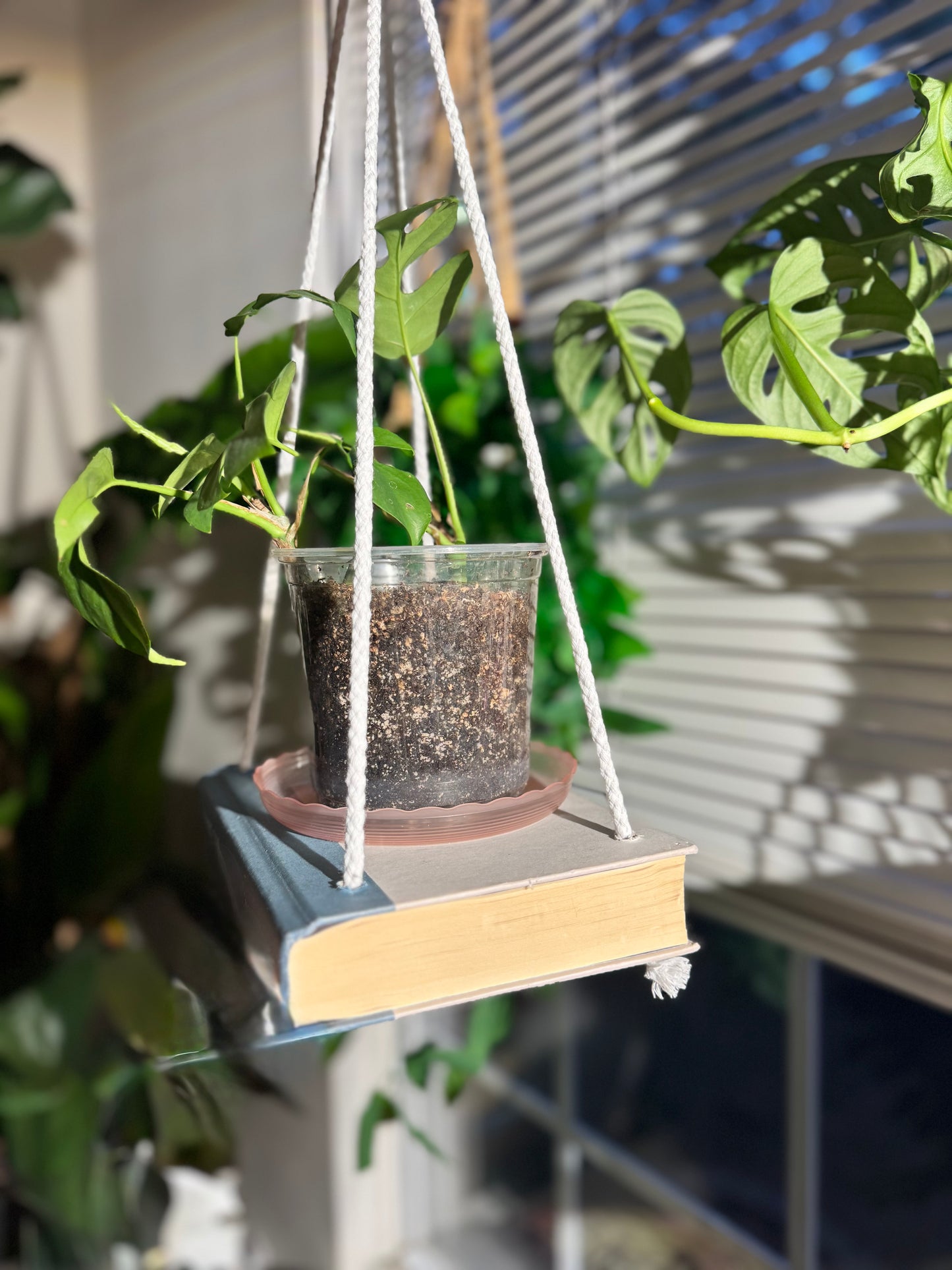Bookish Bloom Hanging Book Shelf