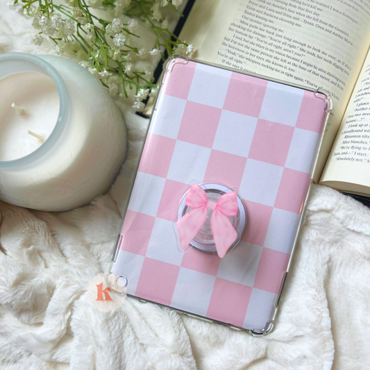 Pink Coquette Bow MagSafe Kindle Grip