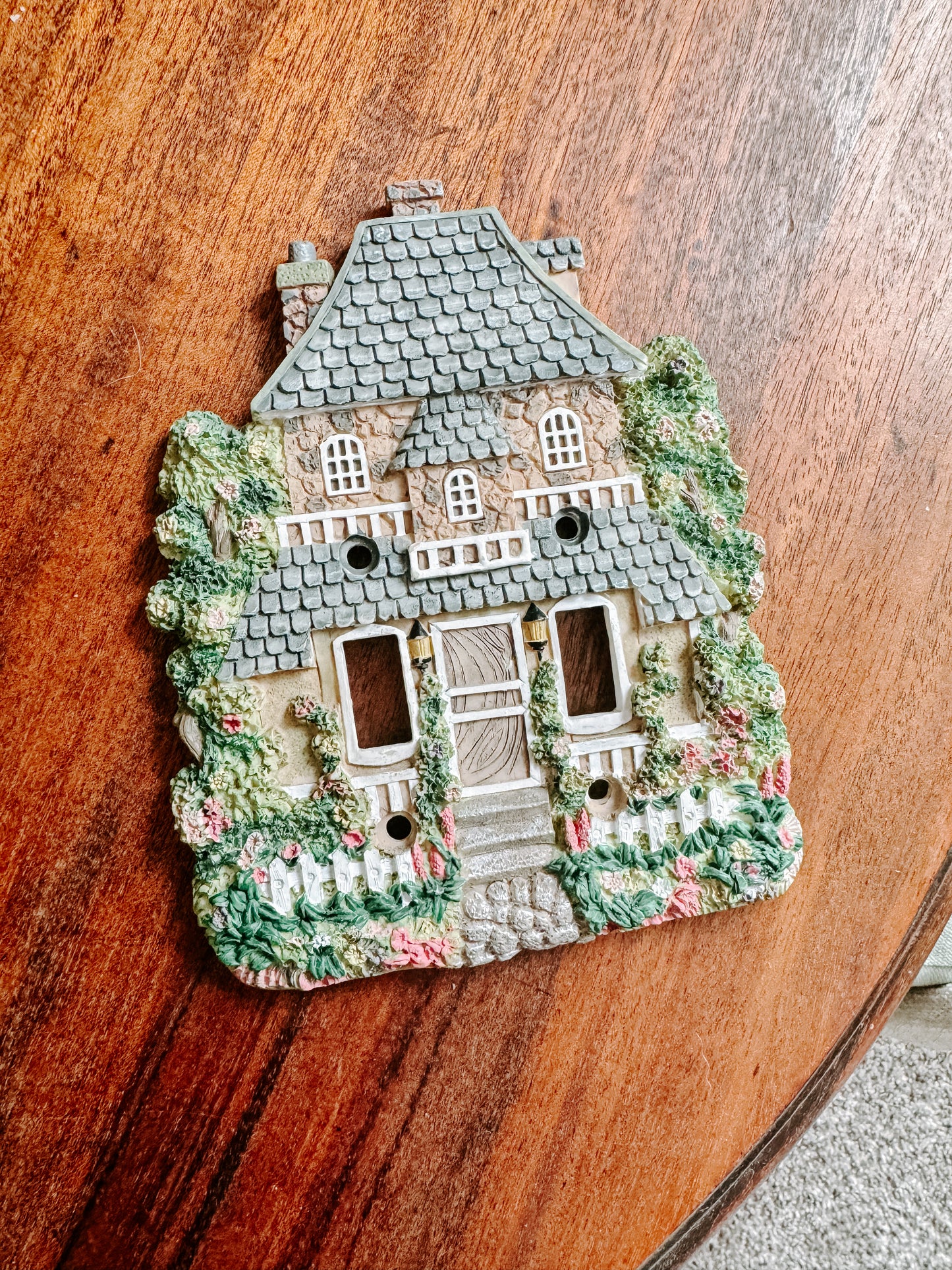 Vintage Cottage Light Switch Cover with Hardware