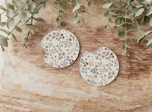 Wildflower Meadow Car Coaster Set