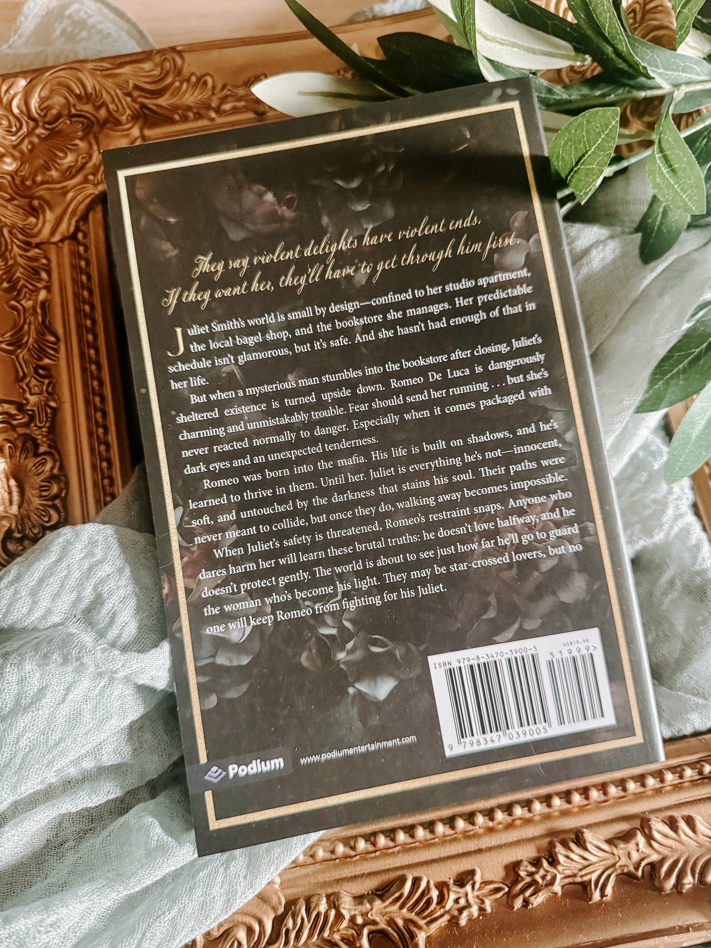His Juliet: A Mafia Romance By: Emilia Rossi W/ signed bookplate