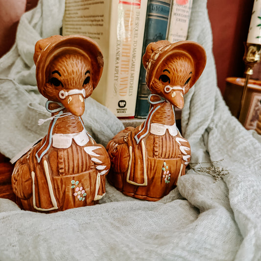 Vintage Napcoware Bonnet Goose Salt & Pepper Set – Japan (May 14, 1966 Marked)