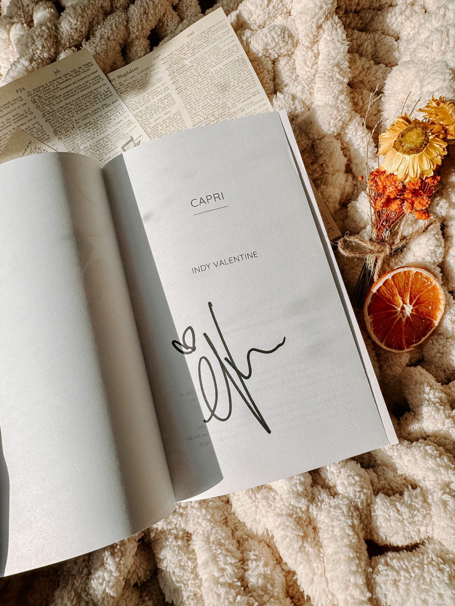 Capri By: Indy Valentine SIGNED