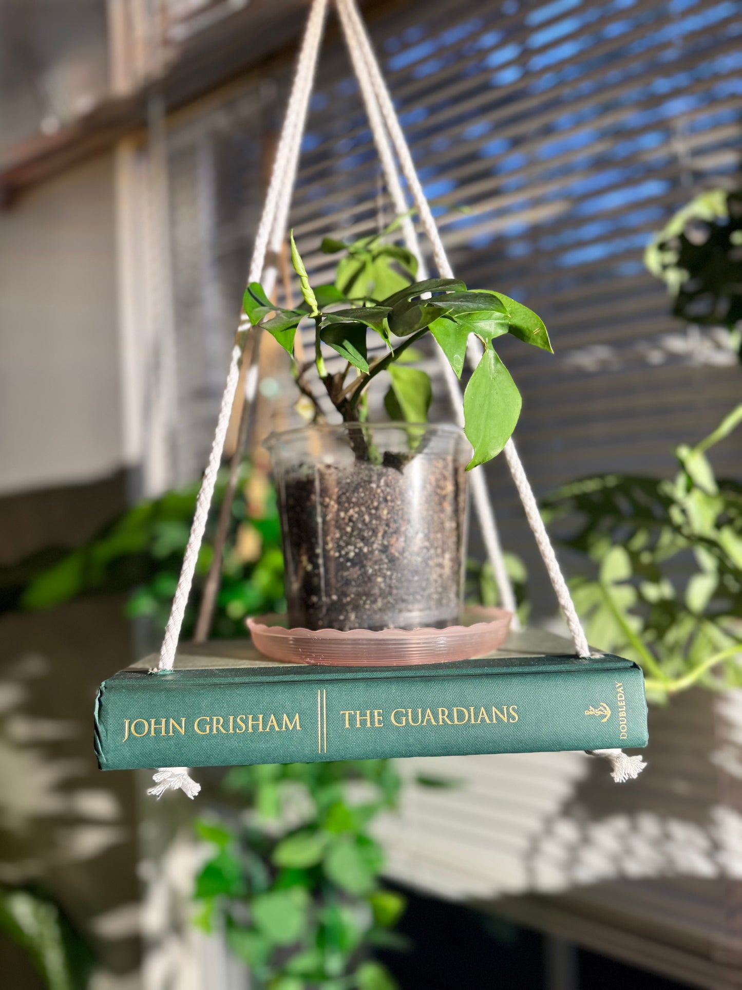 Bookish Bloom Hanging Book Shelf