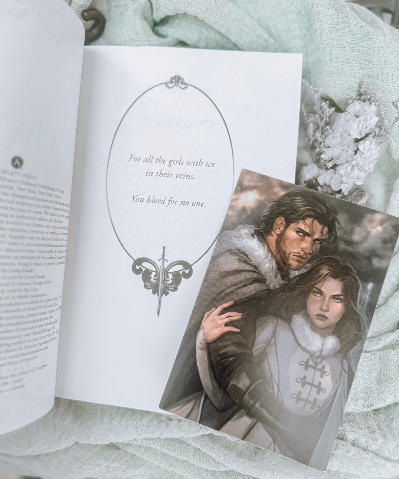 Between Tides & Thunder By: Leena Kazak W/ Signed Bookplate & Print