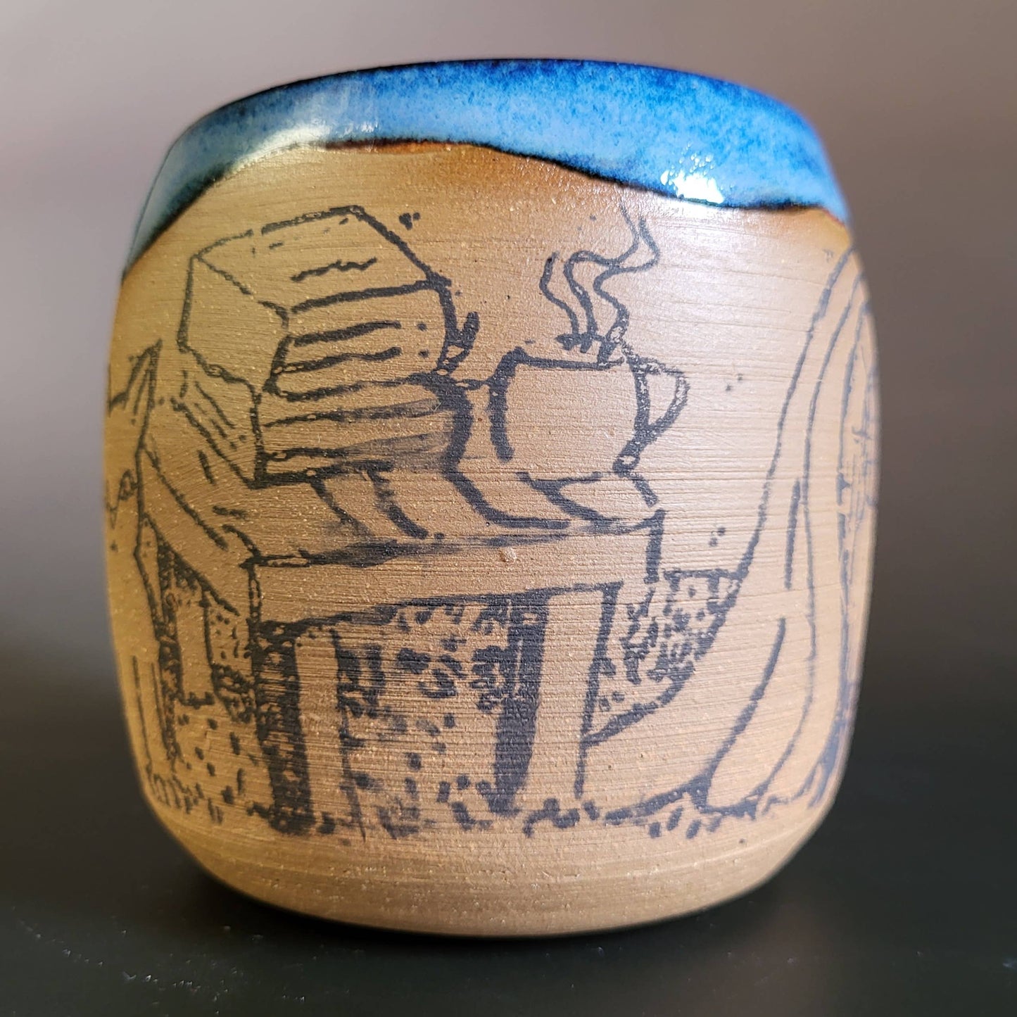 Cozy Cat & Classics Stoneware Mug
