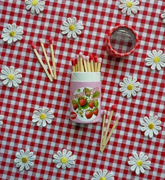 Strawberry Jam Match Jar
