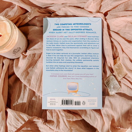 Book titled 'And Now, Back to You' by B.K. Borison on a textured surface with a cup.