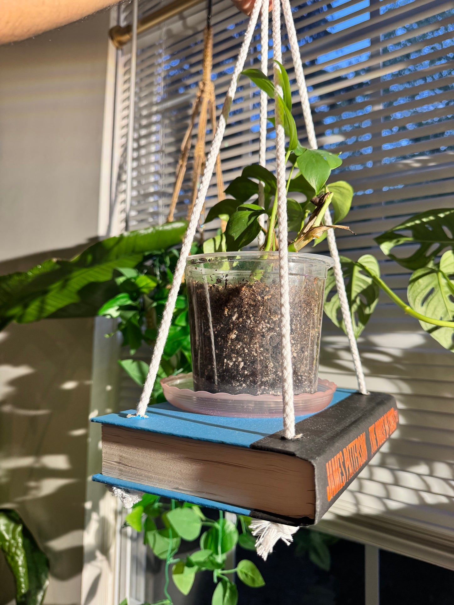 Bookish Bloom Hanging Book Shelf