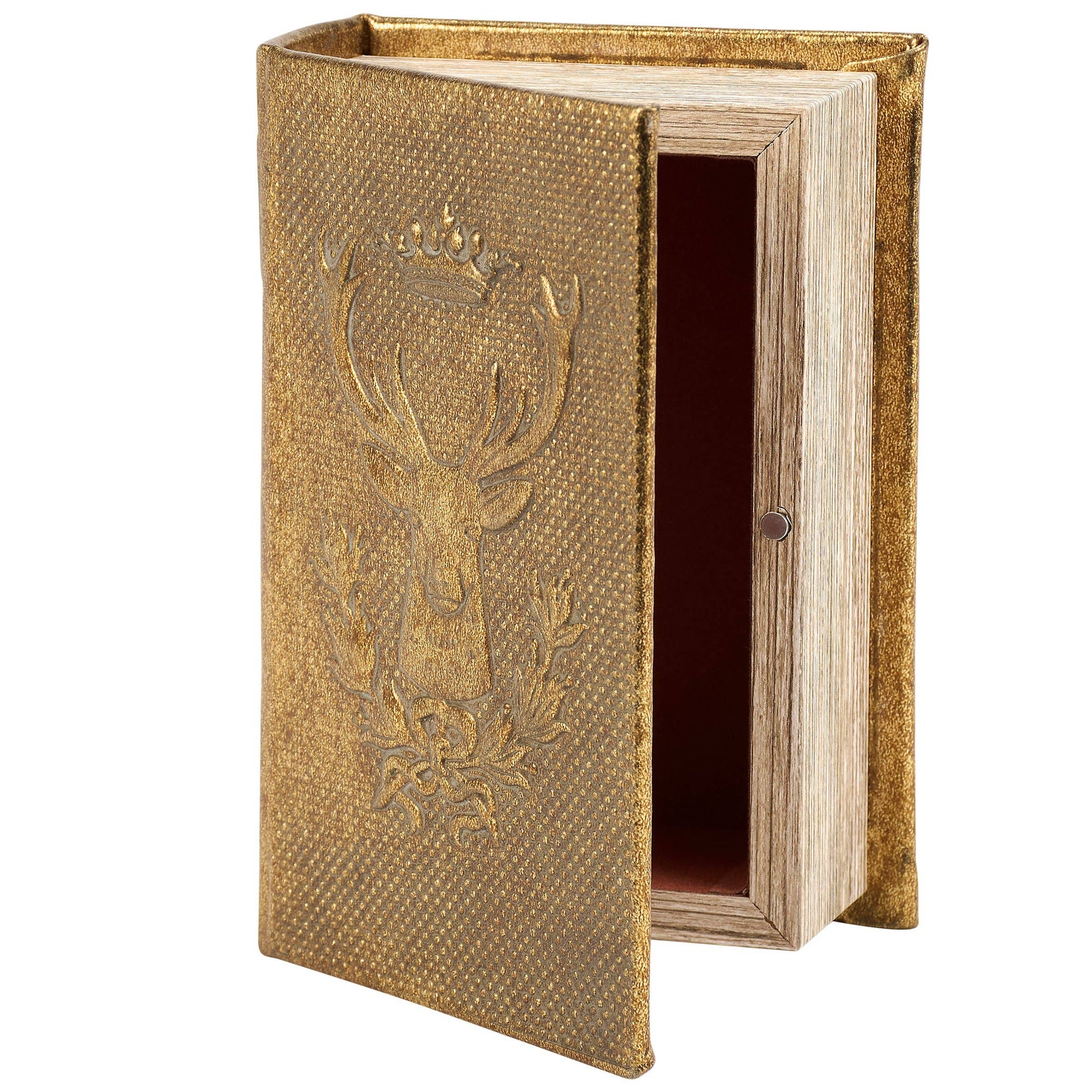 Decorative book with embossed design on a white background