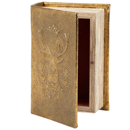 Decorative book with embossed design on a white background
