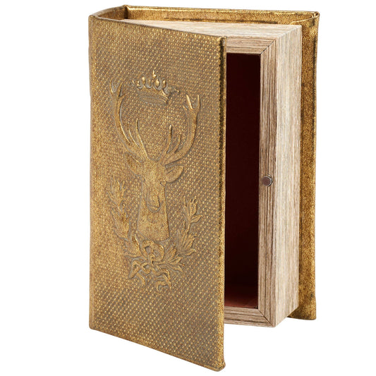 Decorative book with embossed design on a white background