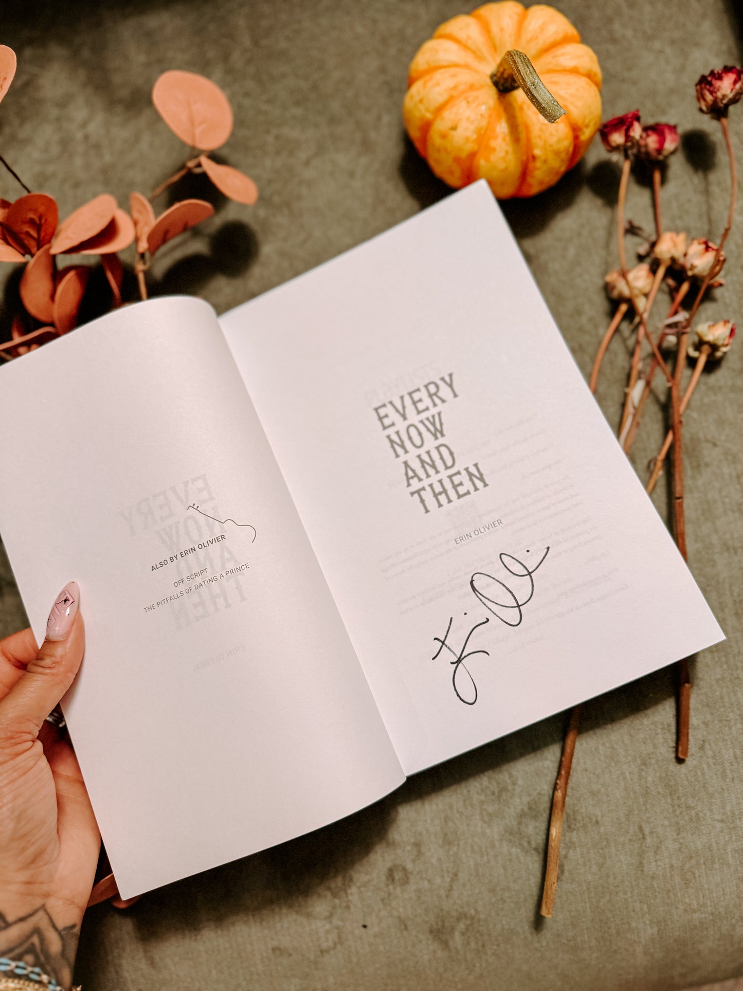 Every Now and Then By: Erin Olivier SIGNED