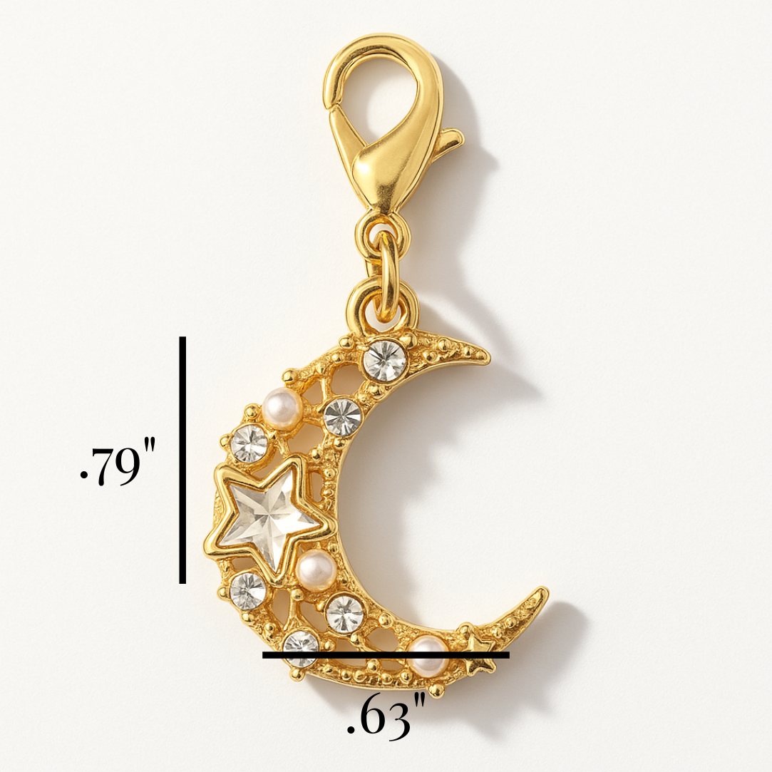 Golden Moon Kindle Charm | USB-C Dust Plug