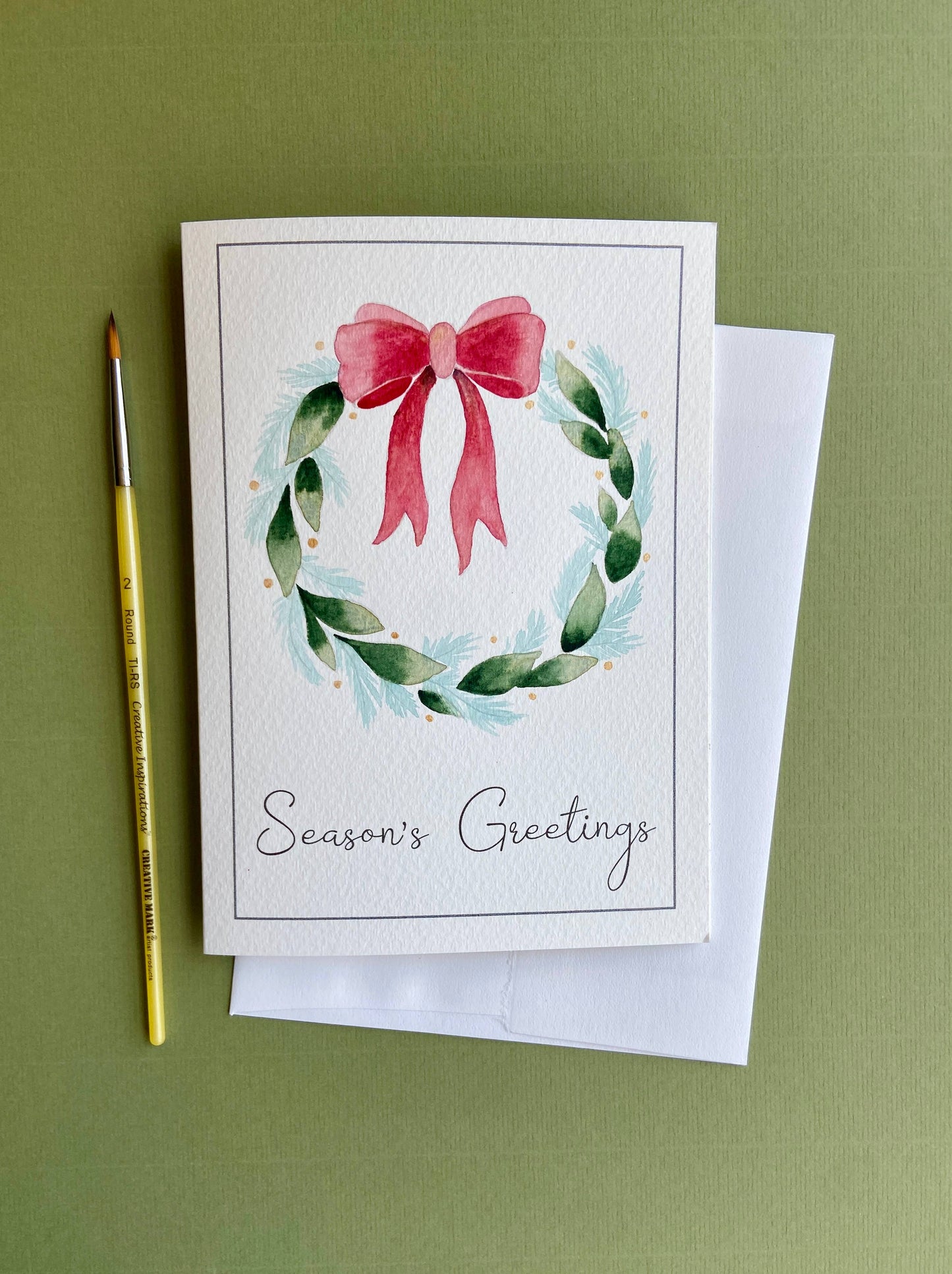 Watercolor Painting Kit: Holiday Greeting Cards