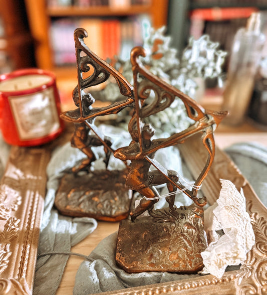 Vintage Archer Bookends