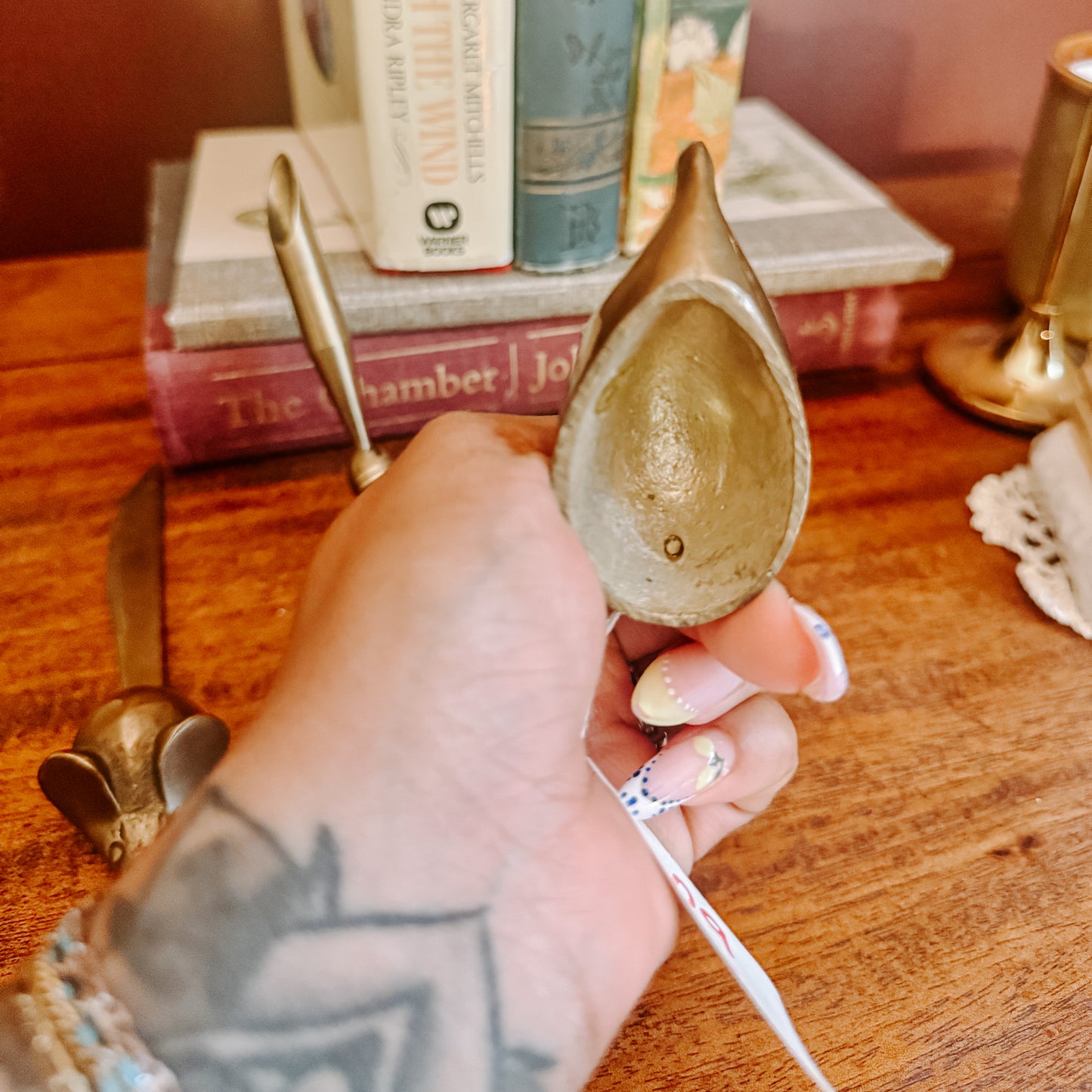 Brass Mouse Study Set