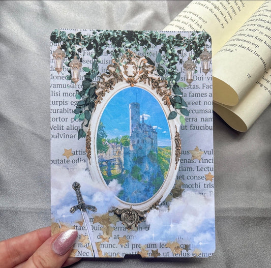 Castle Through the Looking Glass Holographic Kindle Insert