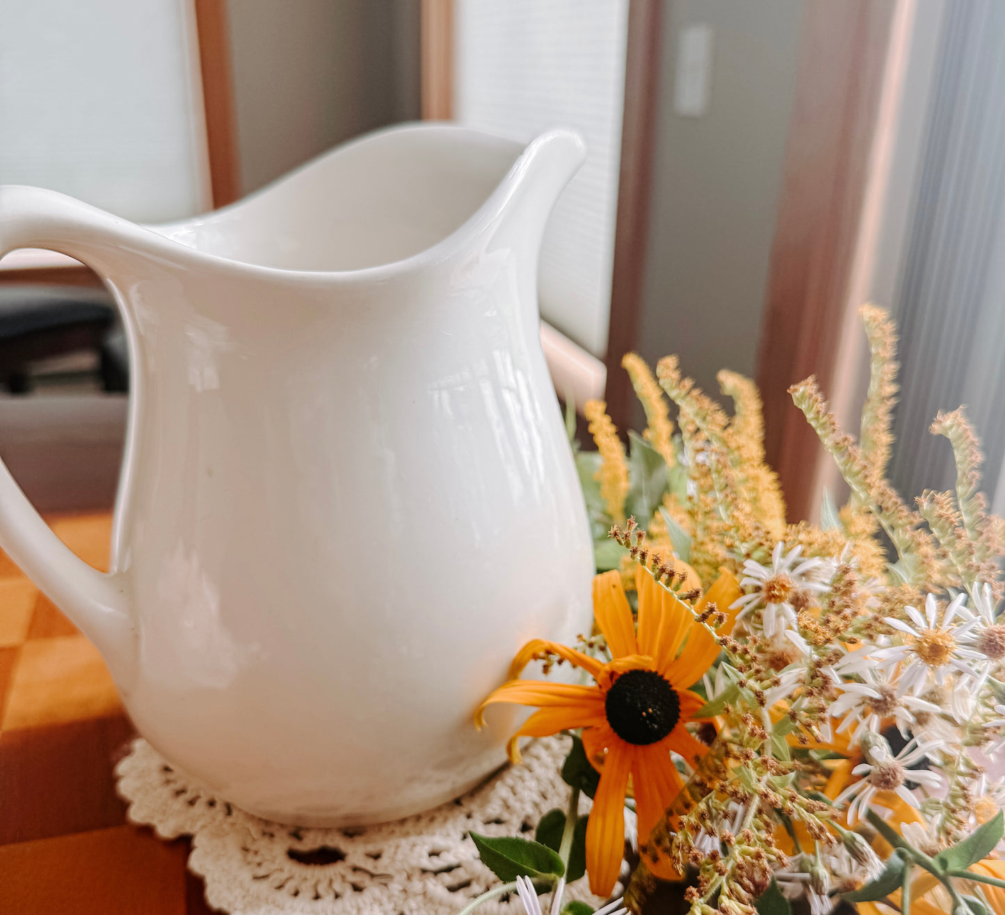 Antique Ironstone Pitcher